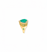 Aldebaran Crown Heart Emerald Ring