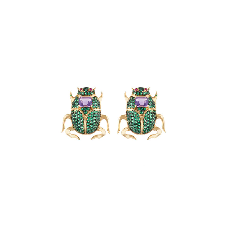 Delirio Beetle Earrings