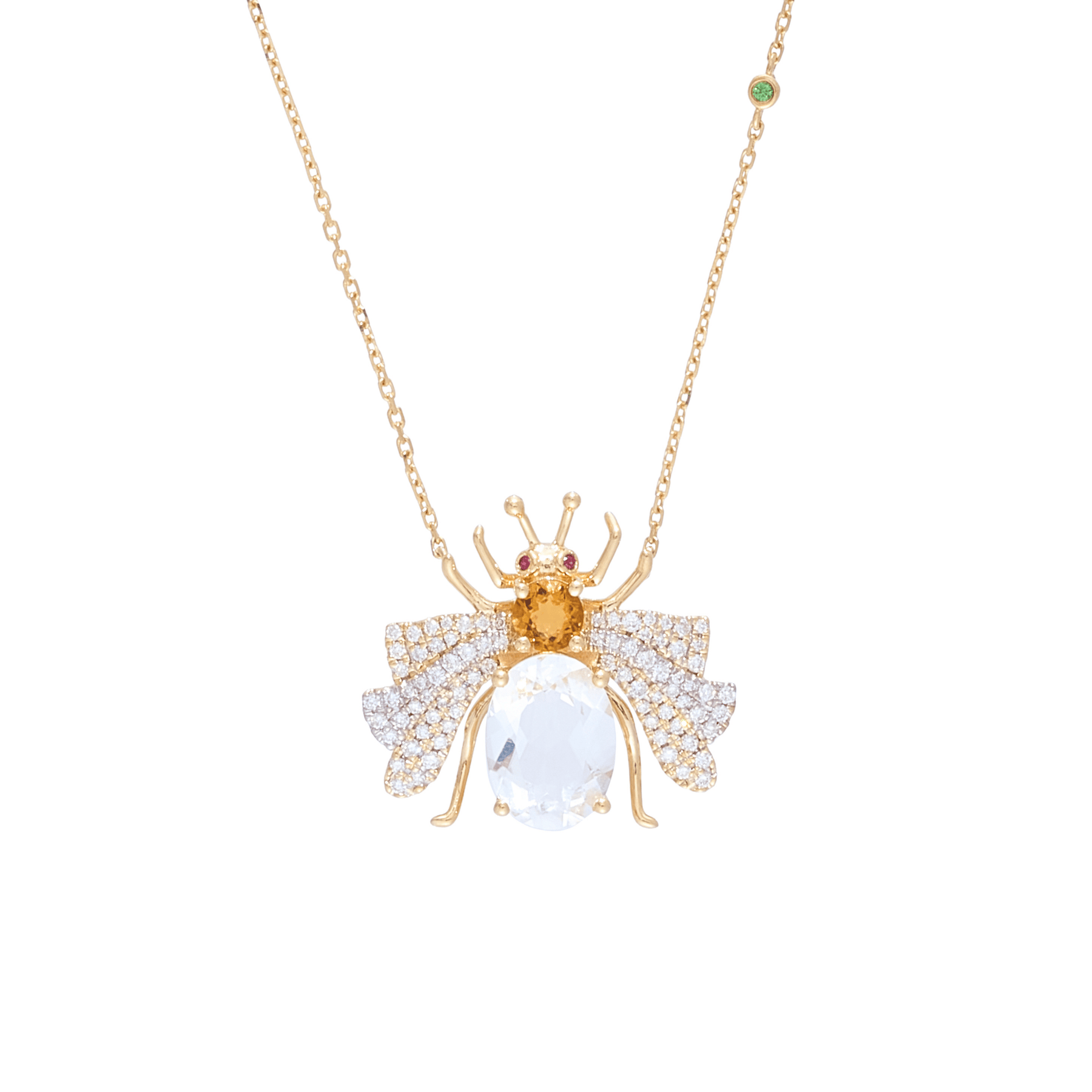 Candy 18k Gold Quartz Necklace