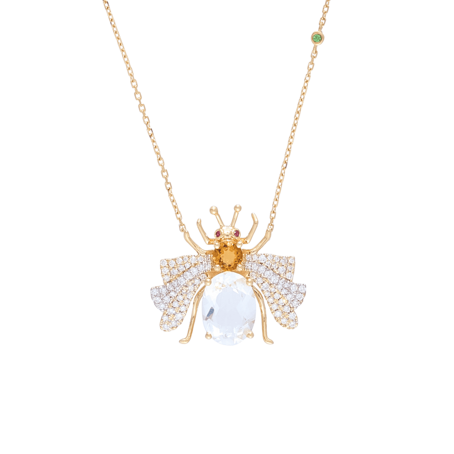 Candy 18k Gold Quartz Necklace