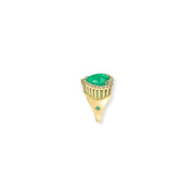 Aldebaran Crown Heart Emerald Ring