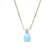 Hada One Star Blue Topaz Necklace