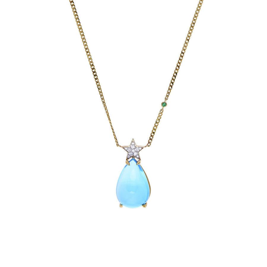 Hada One Star Blue Topaz Necklace