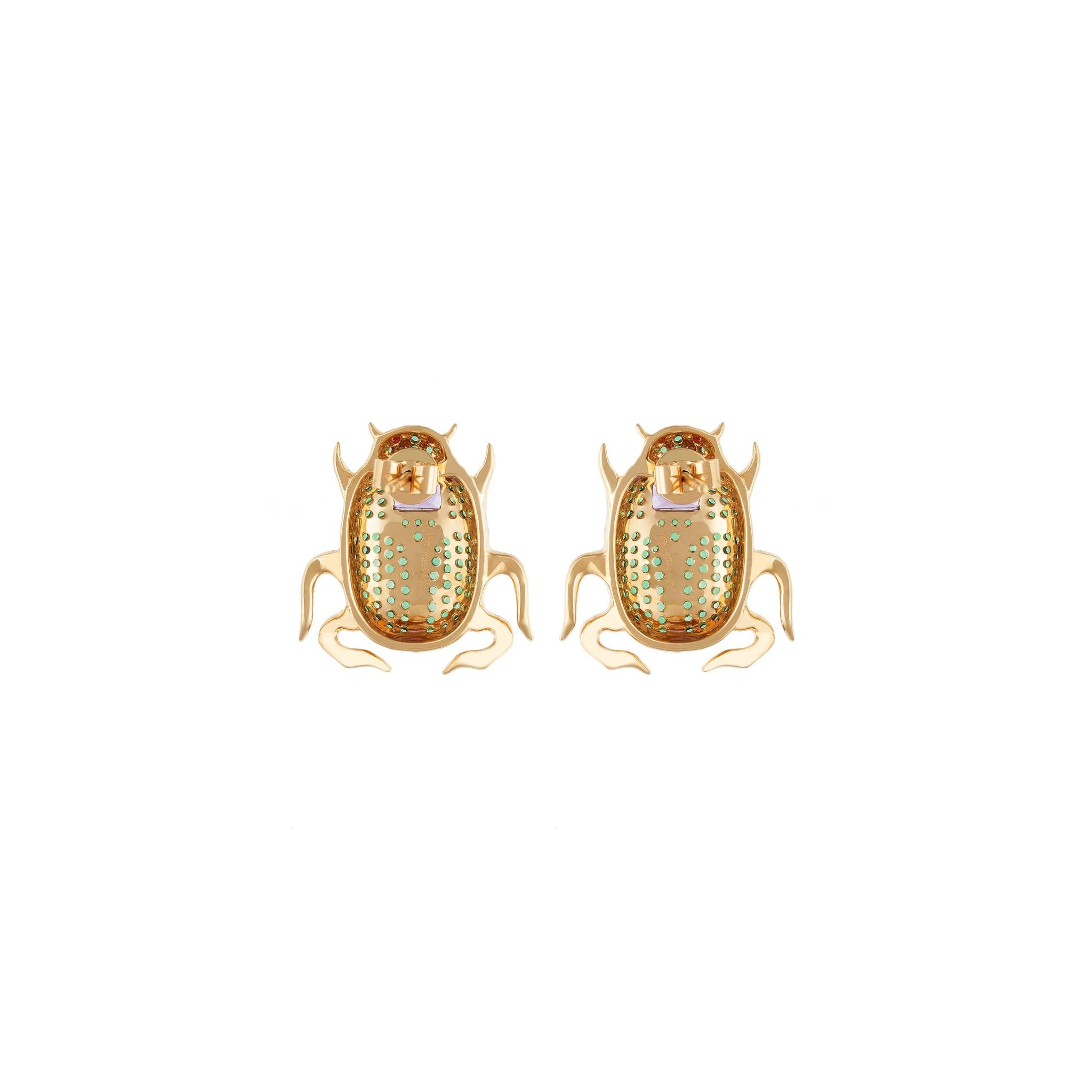 Delirio Beetle Earrings