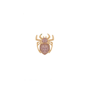Lola Spider 18k Gold Amethyst Ear Cuff