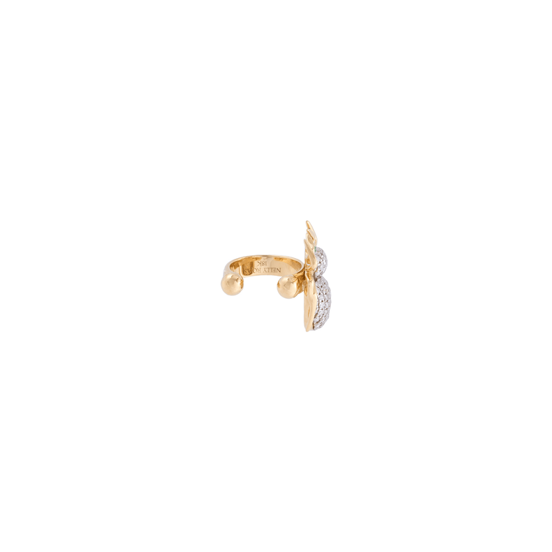 Lola Spider 18k Gold Diamond Ear Cuff