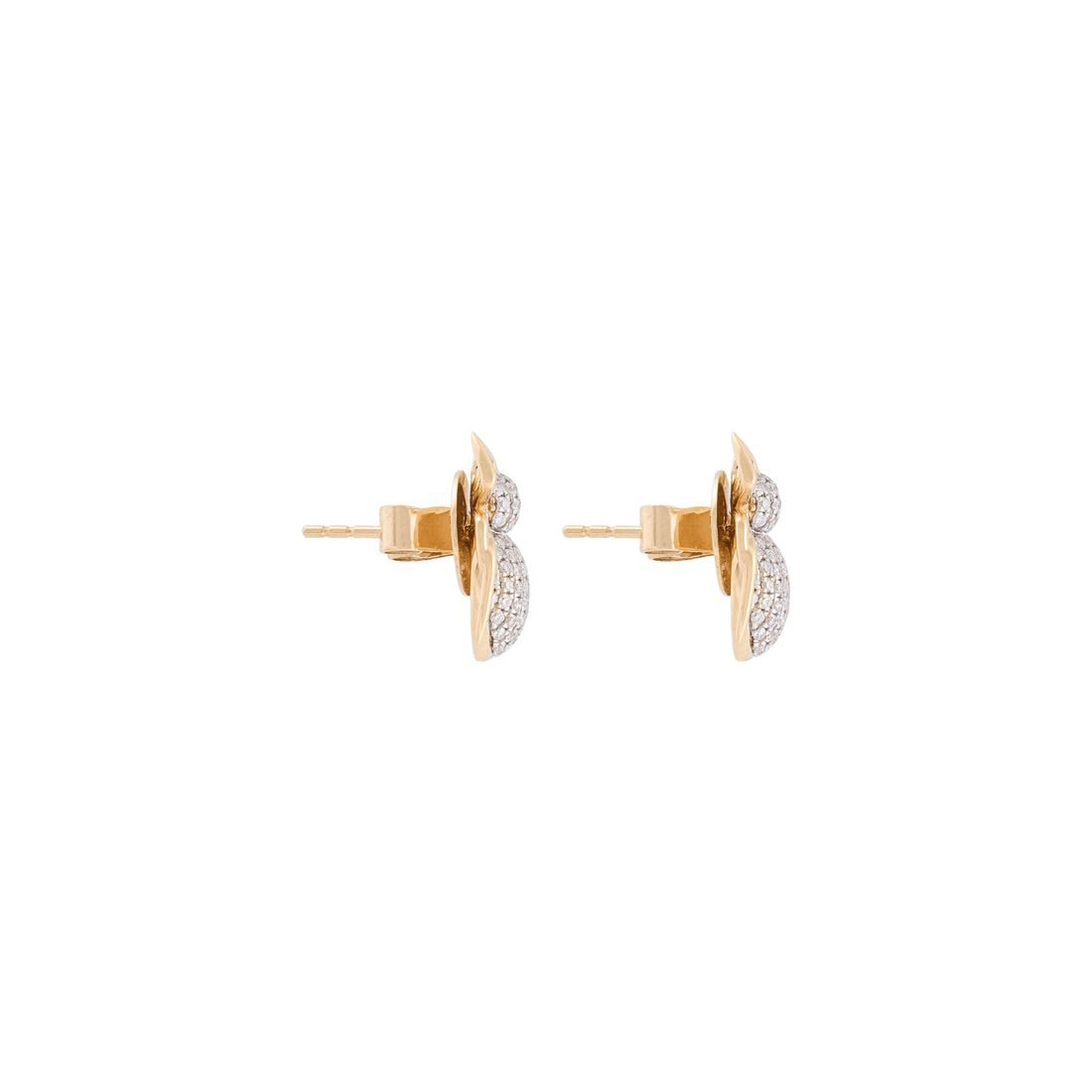 Lola Spider 18k Gold Diamond Earrings