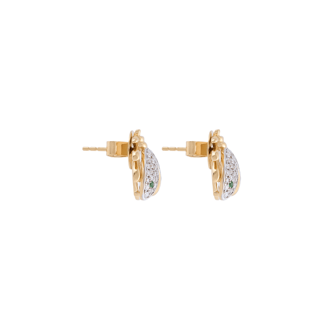 Catarina Crystal 18k Gold Quartz Earrings
