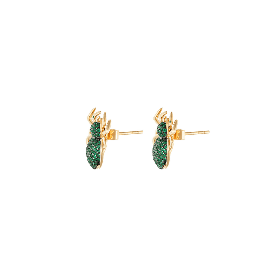 Lola Spider 18k Gold Spinel Earrings