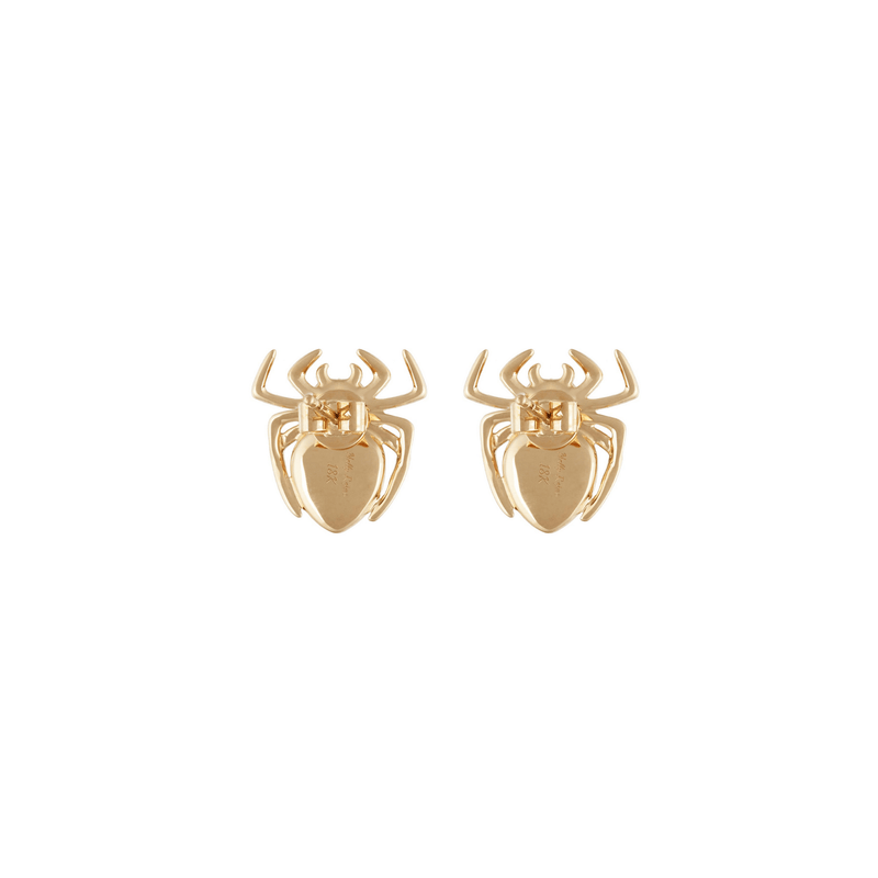 Lola Spider 18k Gold Spinel Earrings