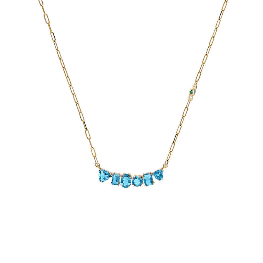 Big Bang Swiss Blue Topaz Necklace