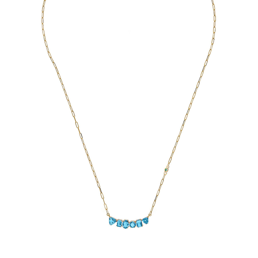 Big Bang Swiss Blue Topaz Necklace