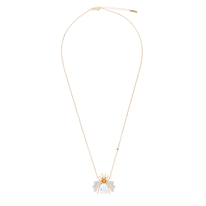 Candy 18k Gold Quartz Necklace