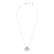 Candy 18k Gold Blue Topaz Necklace