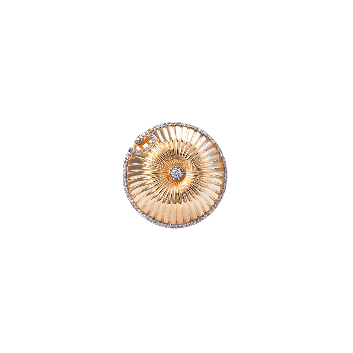 Spora Funghi 18K Gold Diamond Ring