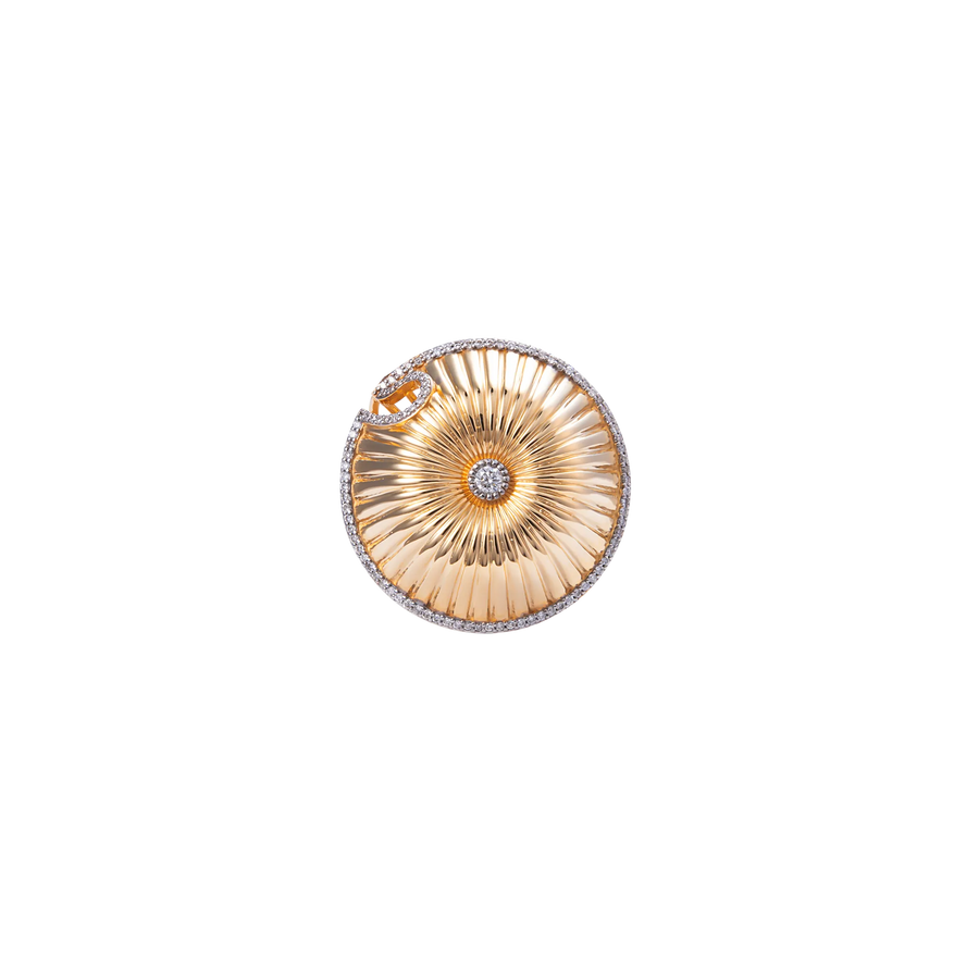Spora Funghi 18K Gold Diamond Ring
