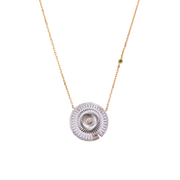 Spora Funghi White Gold Diamond Necklace