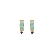 Iridia Green Jade Earrings