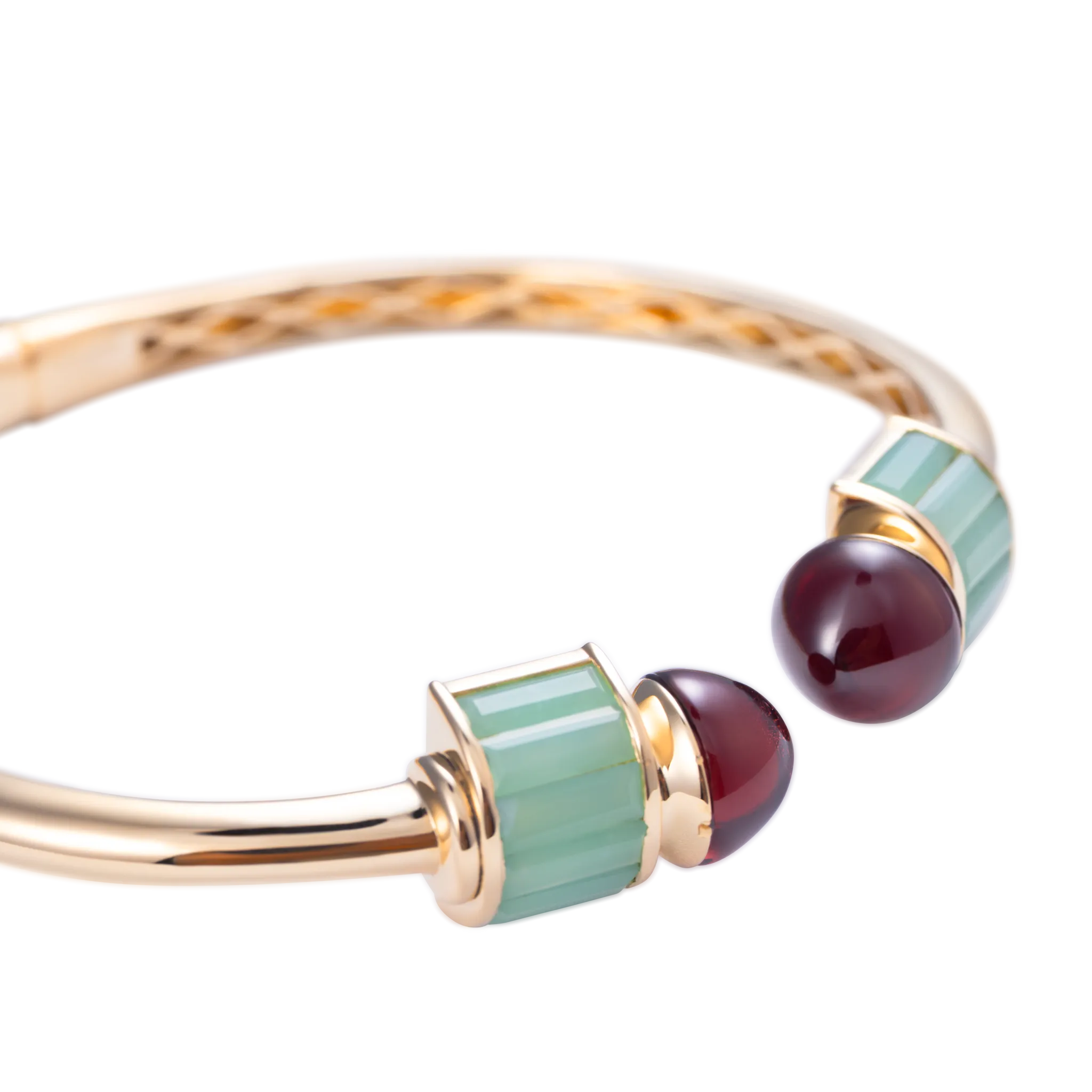 Iridia Green Jade Bracelet