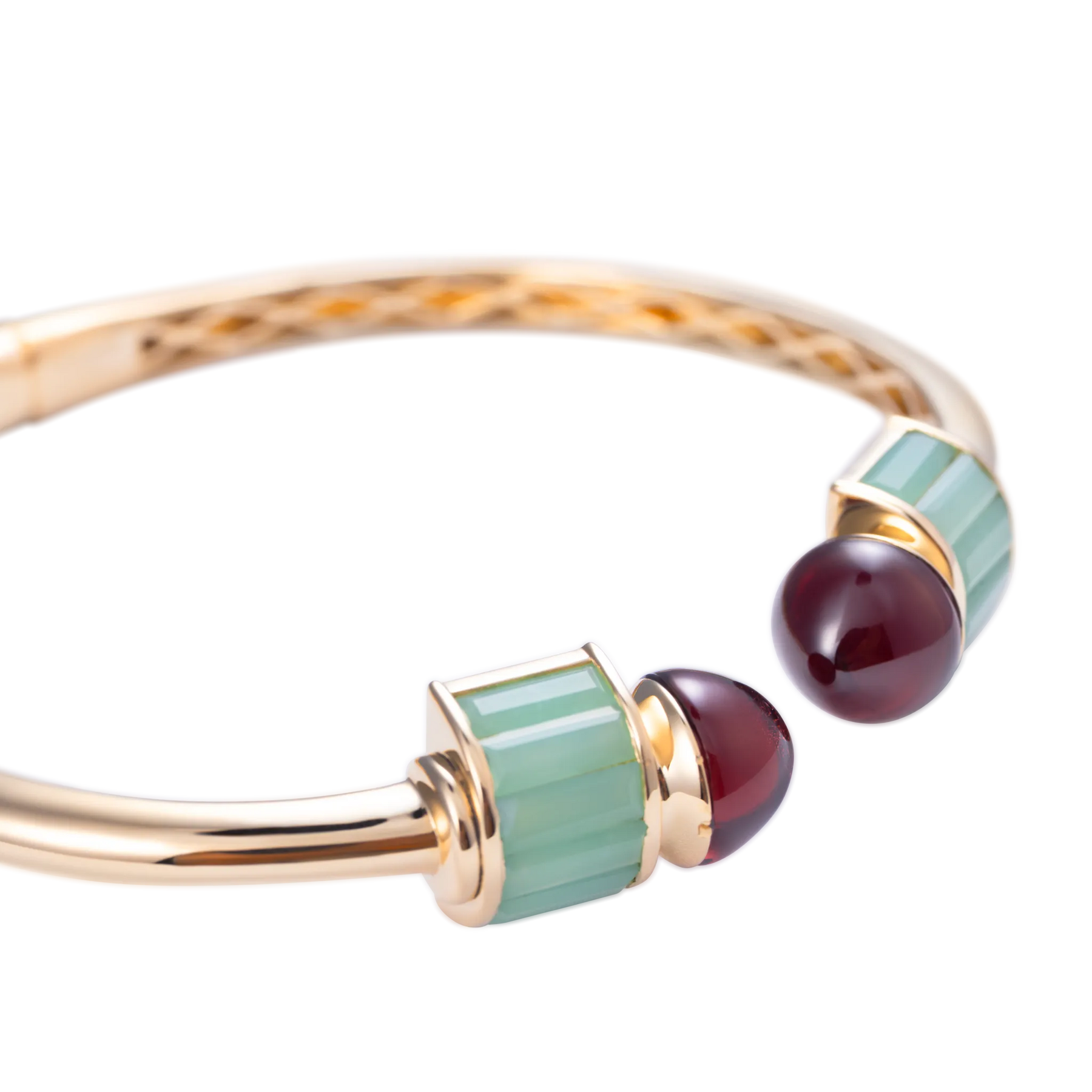 Iridia Green Jade Bracelet
