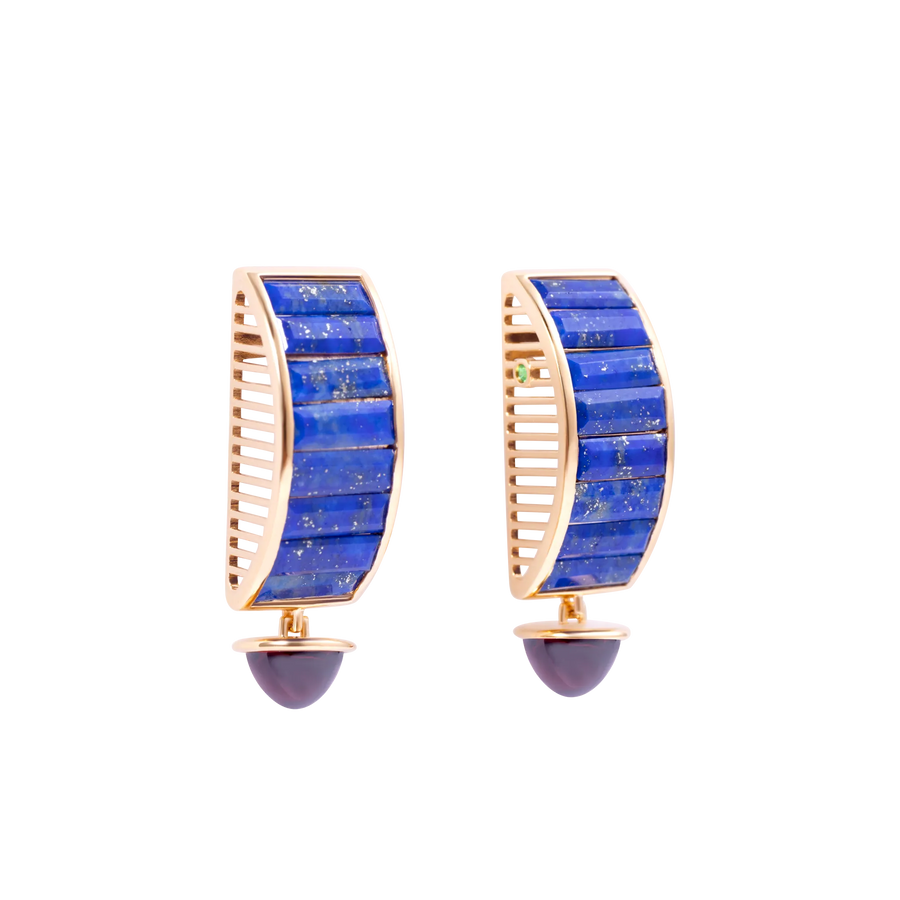 Iridia Lapis Lazuli Earrings