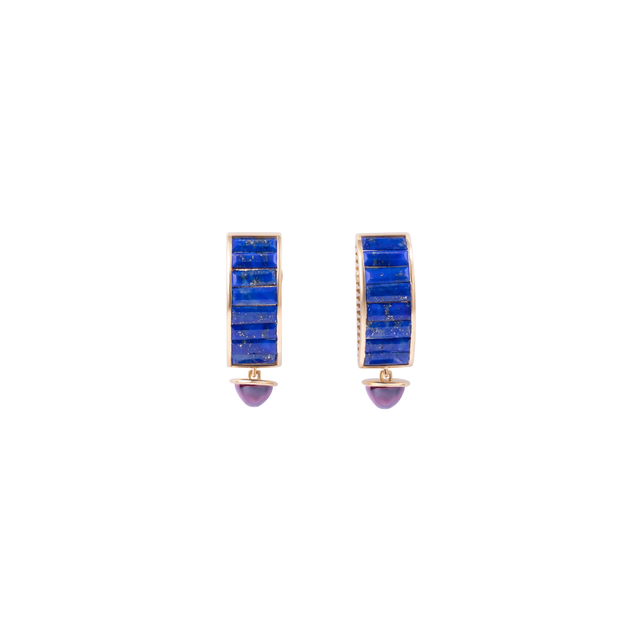 Iridia Lapis Lazuli Earrings