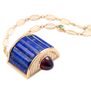 Iridia Lapis Lazuli Necklace
