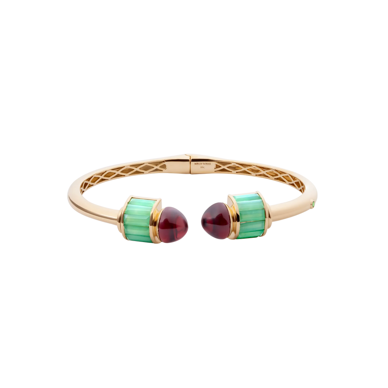 Iridia Green Jade Bracelet