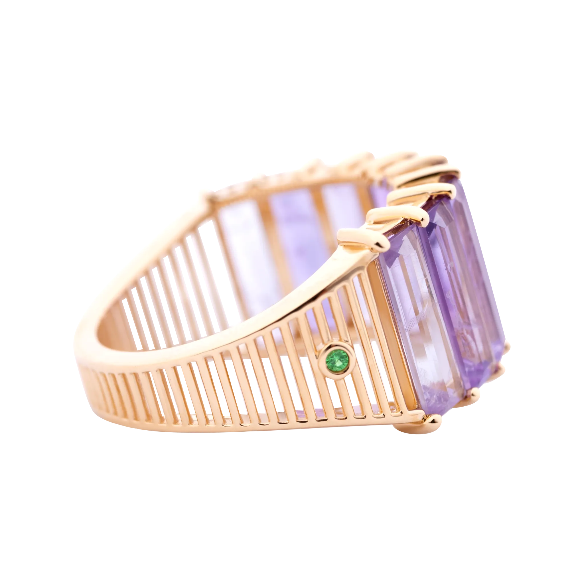 Iridia Amethyst Ring