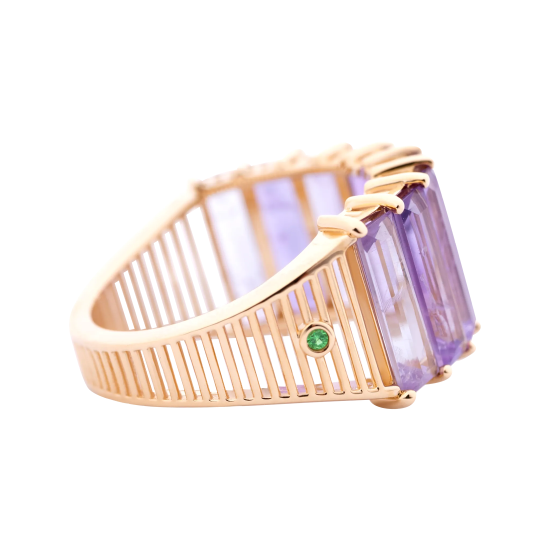Iridia Amethyst Ring