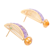 Iridia Amethyst Earrings
