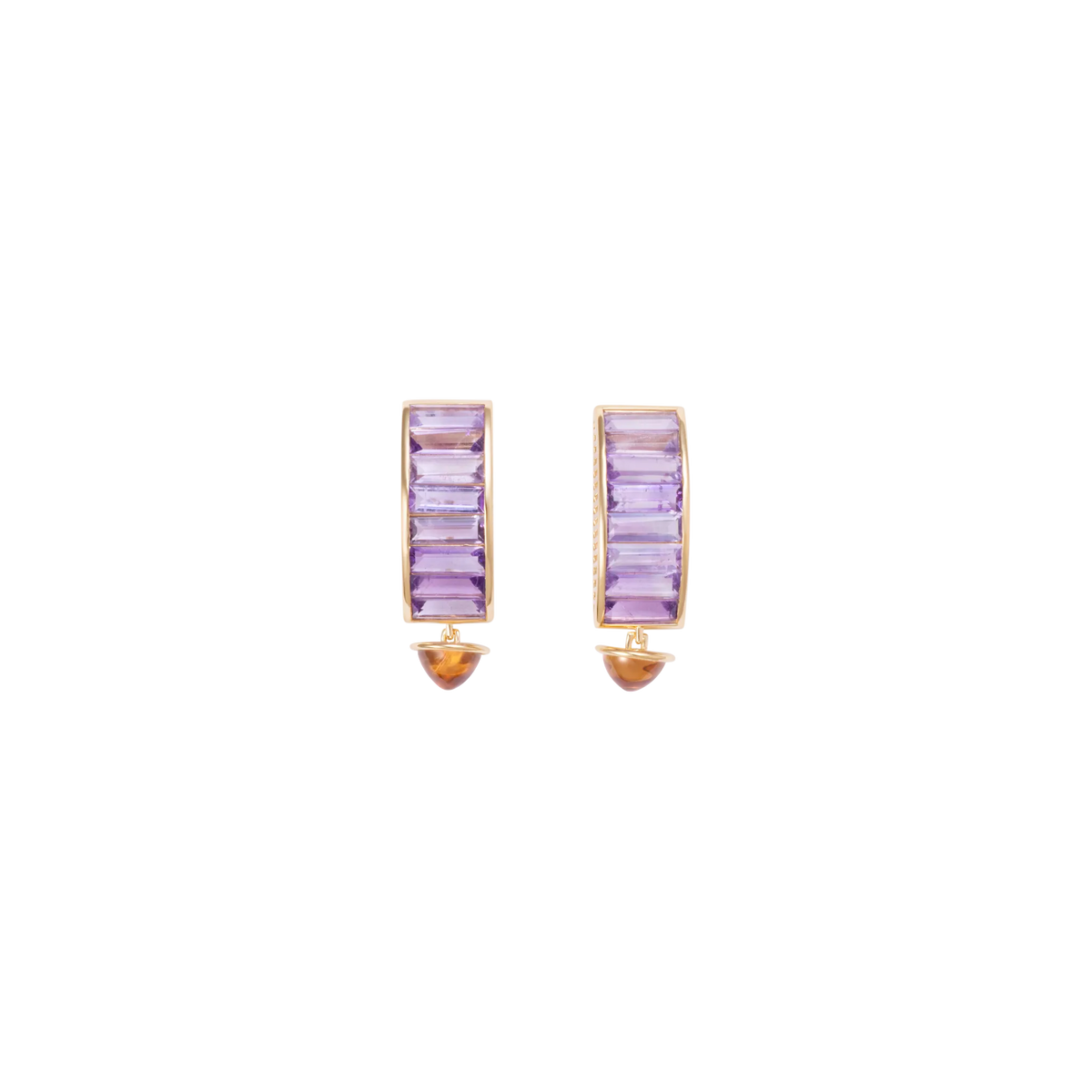 Iridia Amethyst Earrings