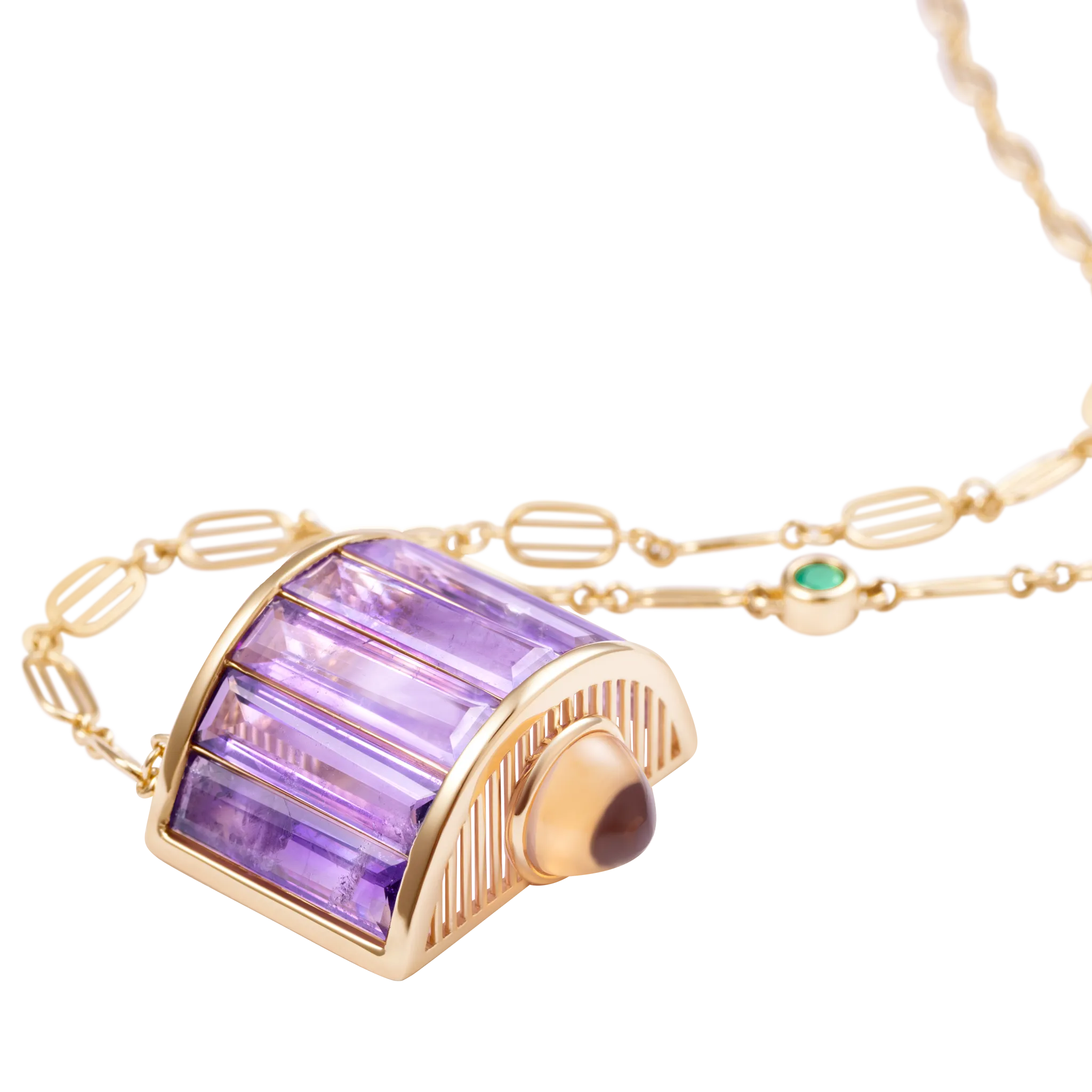 Iridia Amethyst Necklace