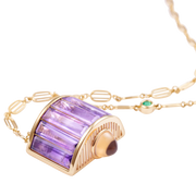 Iridia Amethyst Necklace