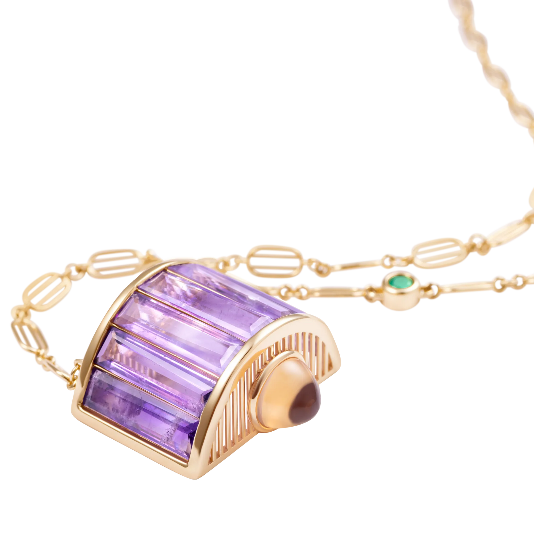 Iridia Amethyst Necklace