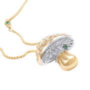 Mycelium Funghi 18K Gold Diamond Necklace