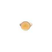 Torus Citrine Chunky Ring
