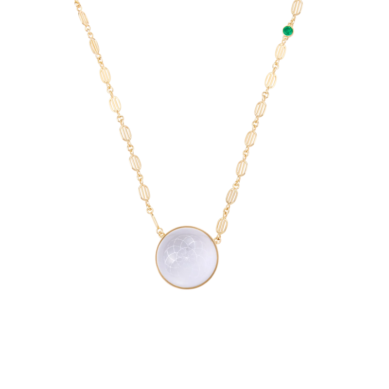 Torus Crystal Quartz Necklace