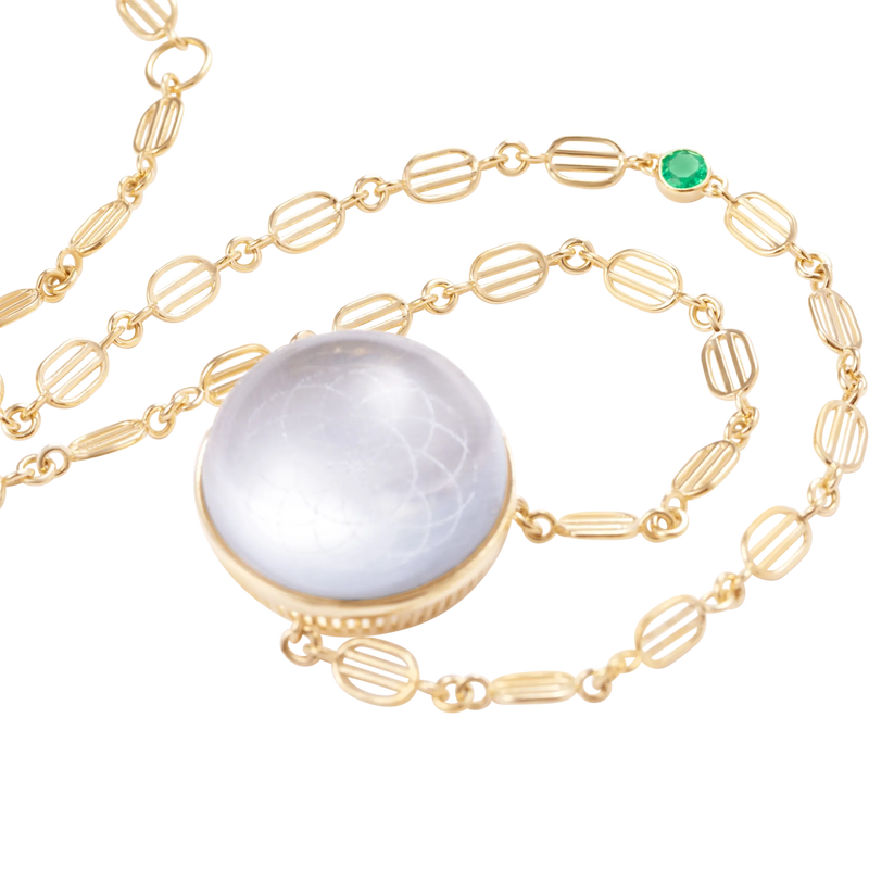 Torus Crystal Quartz Necklace