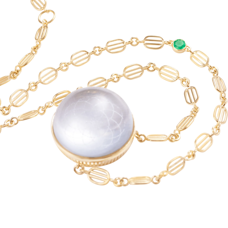 Torus Crystal Quartz Necklace