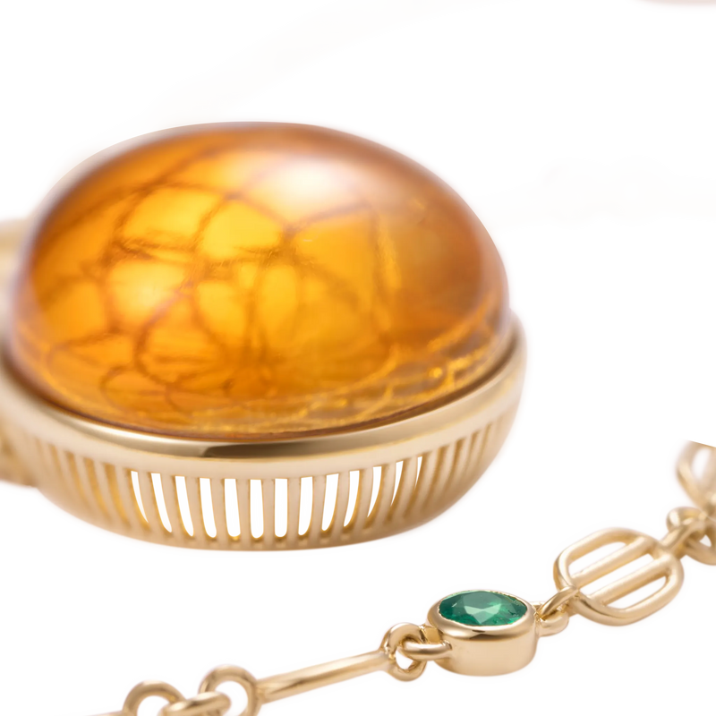Torus Citrine Necklace