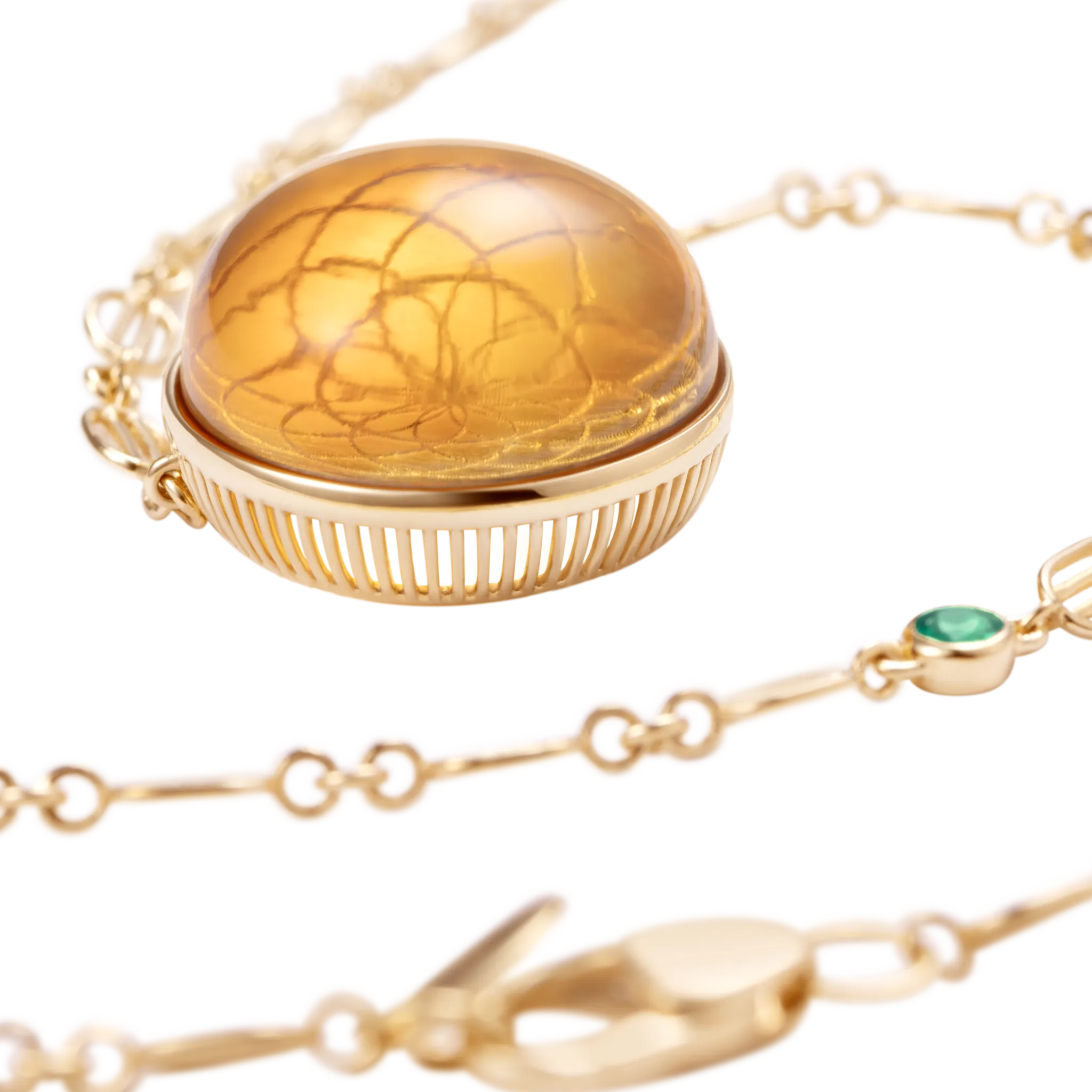 Torus Citrine Necklace