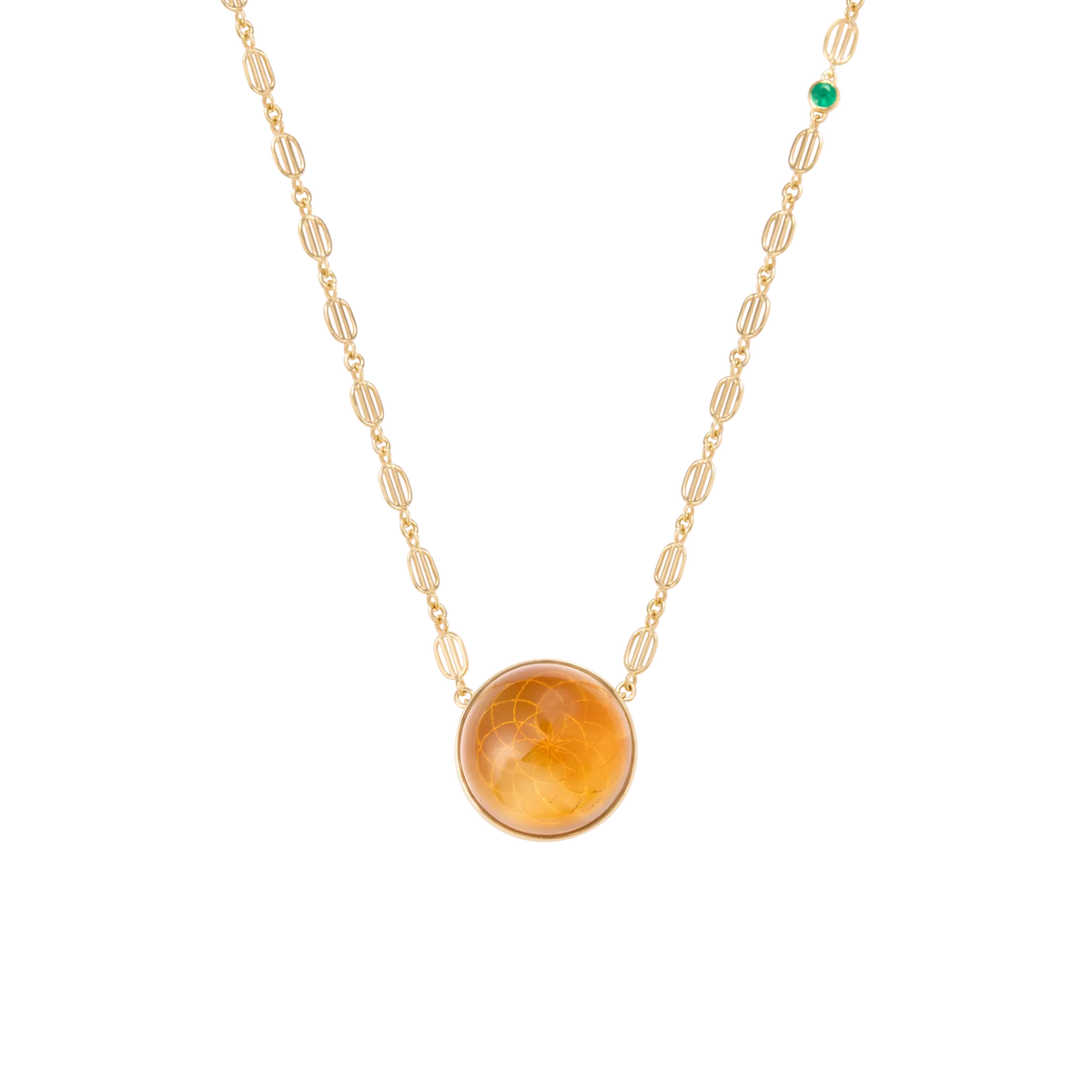 Torus Citrine Necklace