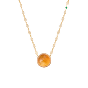 Torus Citrine Necklace