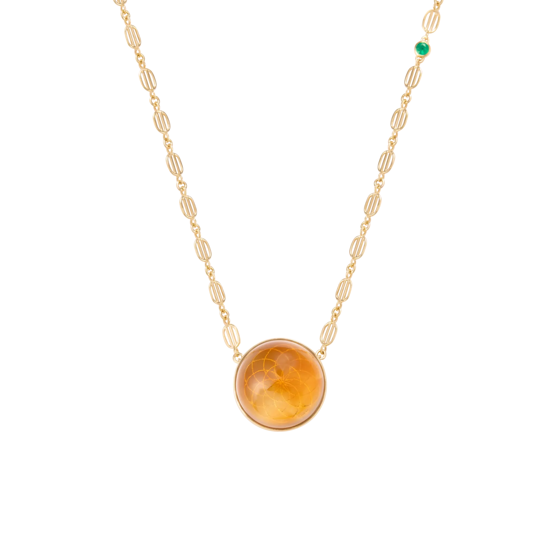 Torus Citrine Necklace