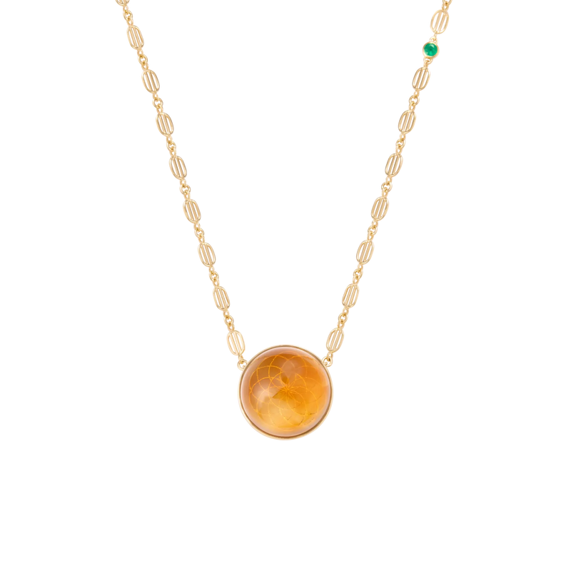 Torus Citrine Necklace