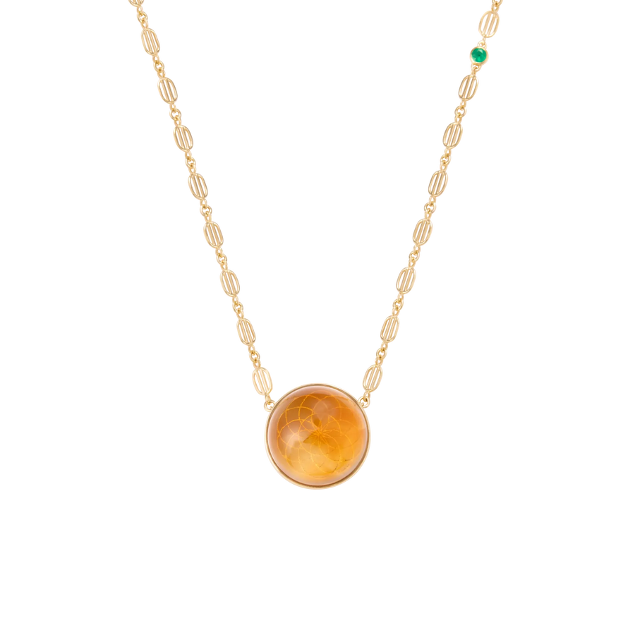 Torus Citrine Necklace
