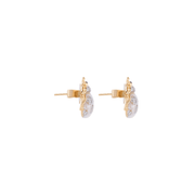 Fauna Ladybug 18k Gold Diamond Studs