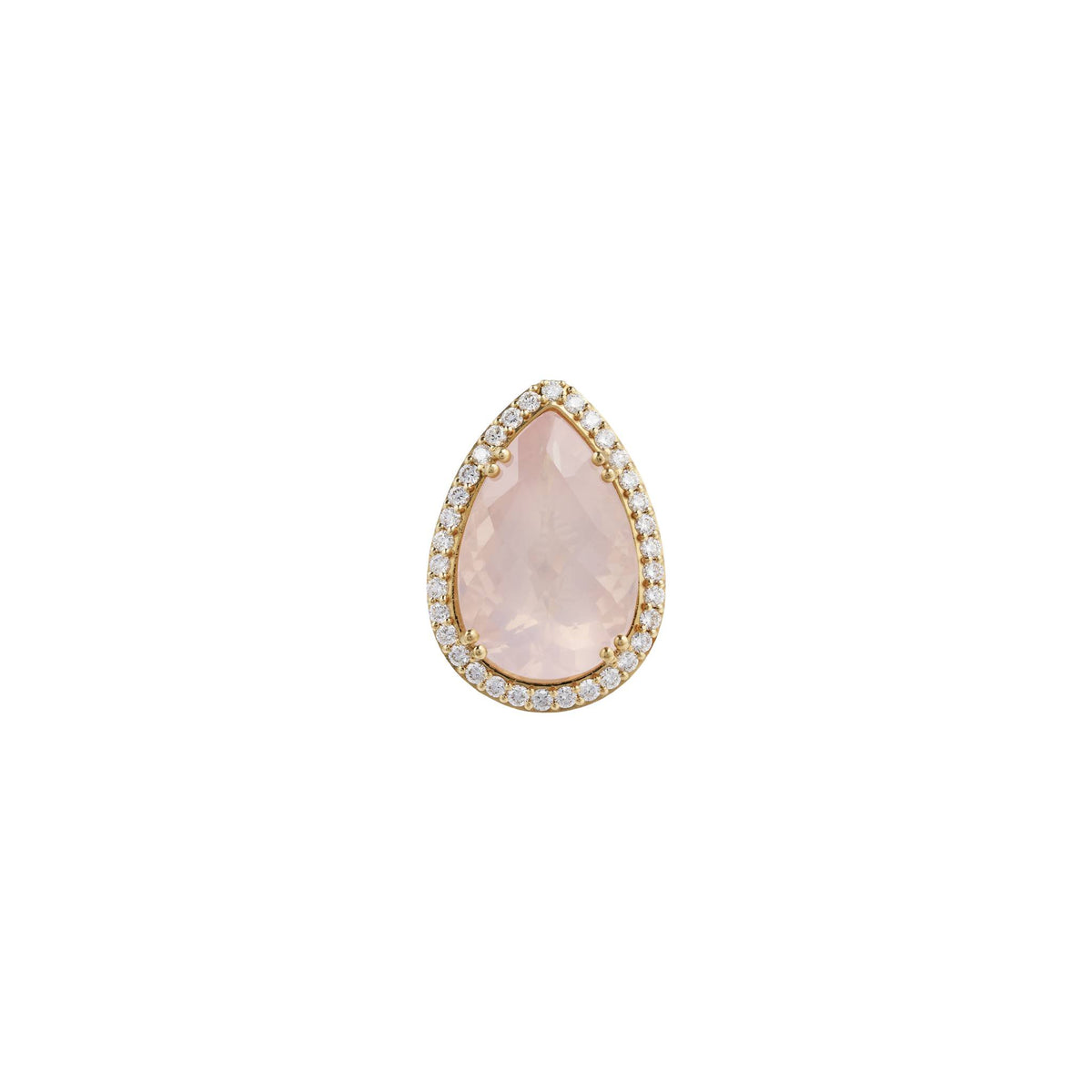 Antares 18k Gold Rose Quartz Ring