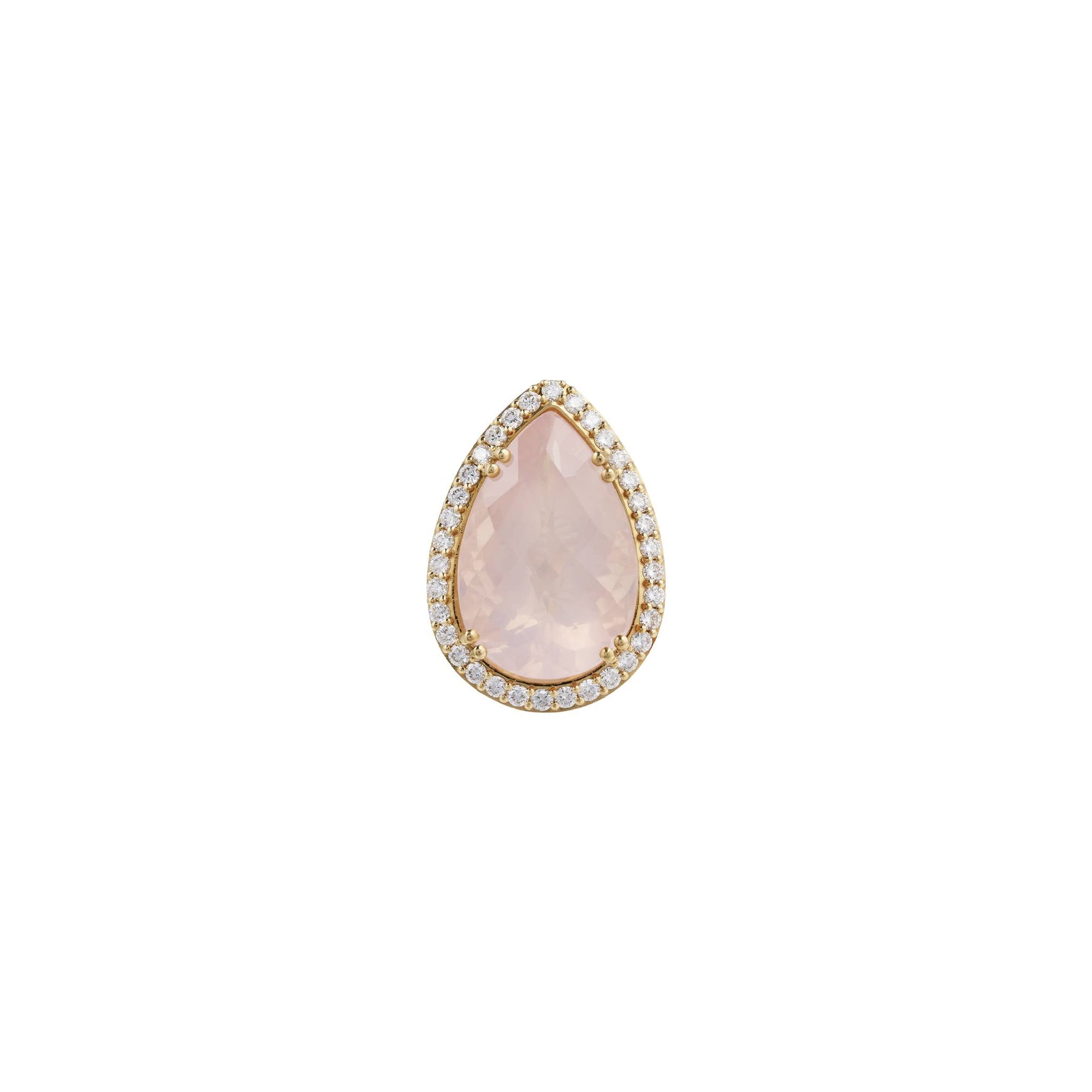 Antares 18k Gold Rose Quartz Ring